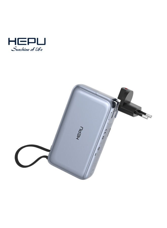 HEPU 10,000mAh Fast Charging Power Bank and Adapter HP-A32 - Image 3